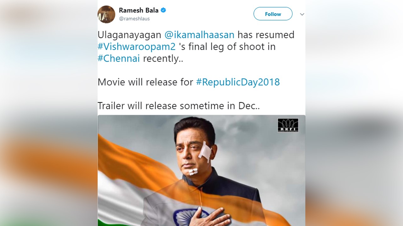 Padman,Vishwaroopam 2,poster,Akshay Kumar Padman,Kamal Haasan Vishwaroopam 2,Republic Day 2018,