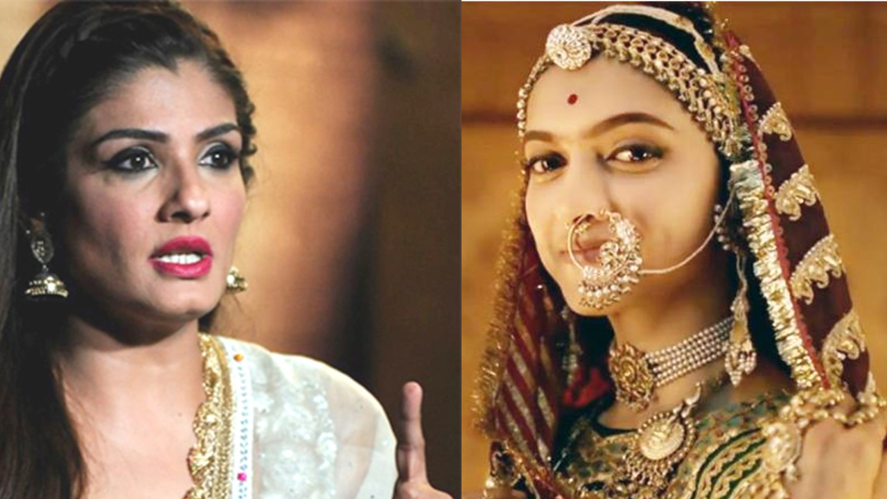 Padmavati controversy,. Raveena Tandon,Raveena Tandon on Padmavati controversy,Sanjay Leela Bhansali,Deepika Padukone,Ranveer Singh,Sahid Kapoor,Bollywood,BJP,Election,Karni Sena,Censor Board,Murder,Film Industry