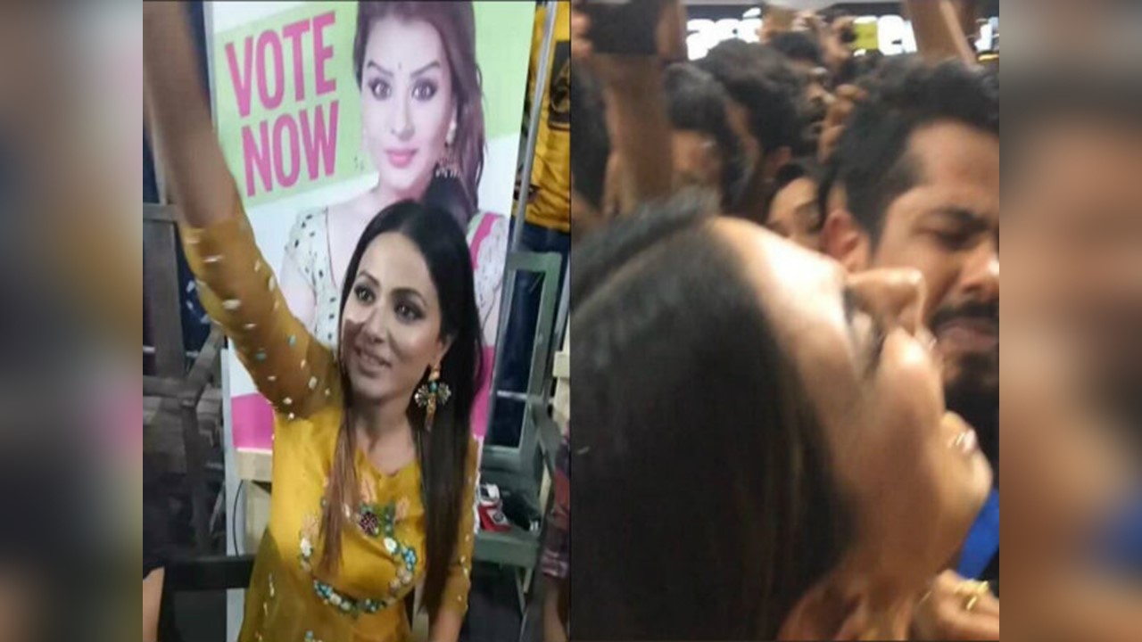 Bollywood Mirchii,hina khan,hina khan haters bigg boss,hina khan hated by fans,hina khan hair pulled by fan,hina khan misbehaved in public,bigg boss 11 promotion in vashi inorbit,hina khan fans bigg boss,hina khan fans angry,bigg boss 11 winner predictions,bigg boss 11 winner announcement,shilpa shinde,vikas gupta,luv tyagi