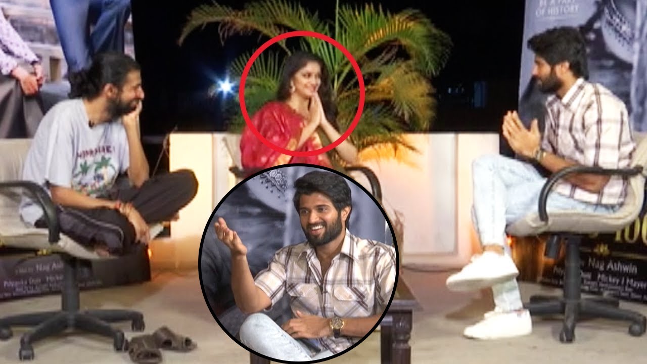 Vijay Devarakonda Funny Interview With Keerthy Suresh and Nag Ashwin - Filmy Status Vijay Devarakonda Funny Interview With Keerthy Suresh and Nag Ashwin - Filmy Status